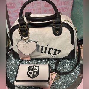 Juicy Couture Urban Heritage Bowler & Queen of Everything wallet